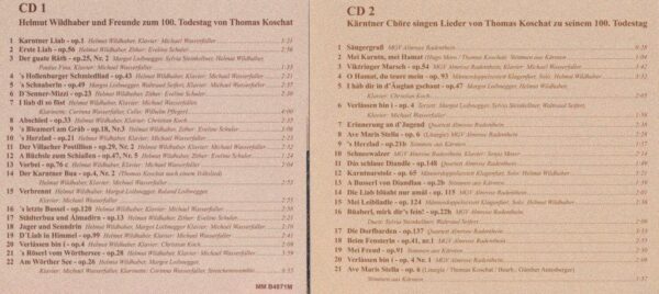 Thomas Koschat Doppel-CD – Bild 2